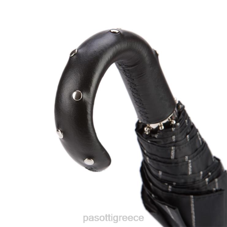 ομπρέλα | PASOTTI 64 1094-1 h34 - πτυσσόμενη ομπρέλα με καρφιά δερμάτινη λαβή 2N6B8174 άνδρες